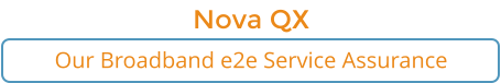 Nova QX Our Broadband e2e Service Assurance